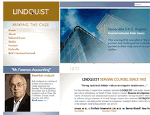 Tablet Screenshot of lindquistforensics.com